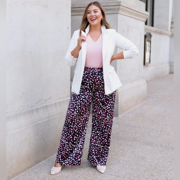 NWT CaralynMirand The Drop Wide Leg Pants - Picture 6 of 6